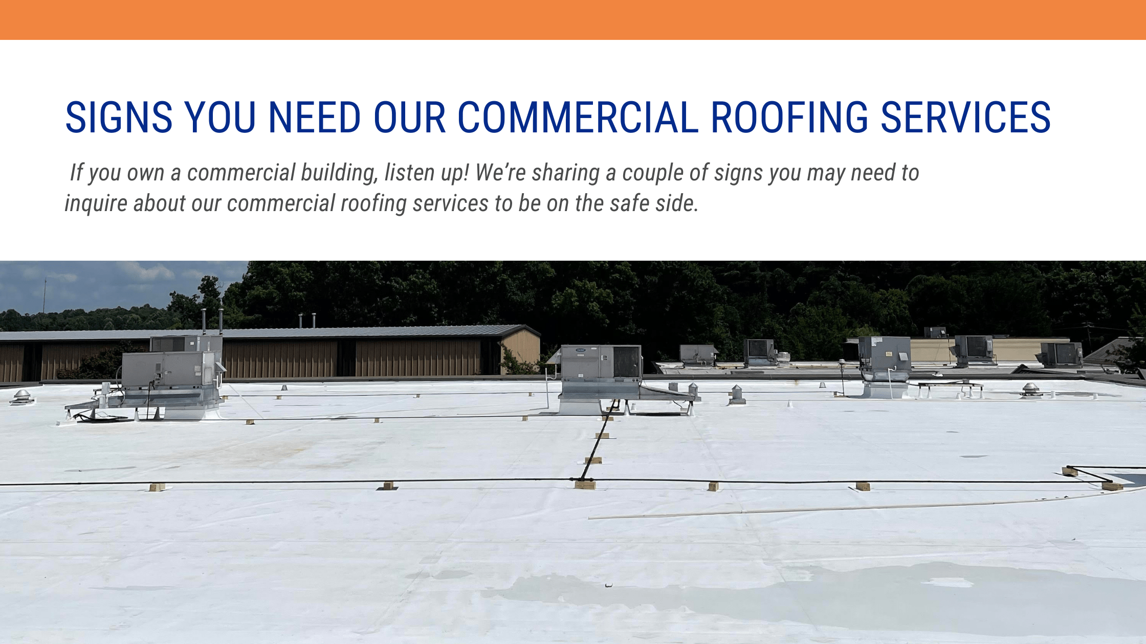 Commercial roofing services 