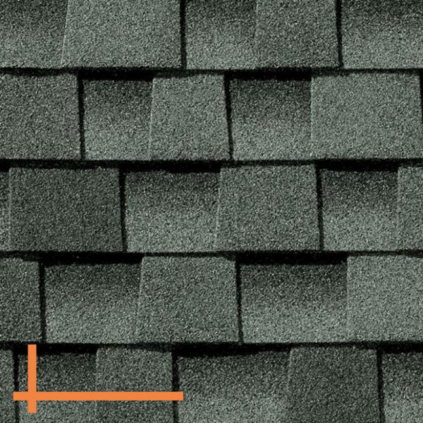 dark grey color asphalt shingle roof sample residential roofing services Skyline Contracting in Gainesville, GA