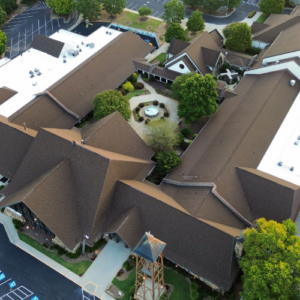 A brown roof that had a commercial roofing services in Gainesville GA